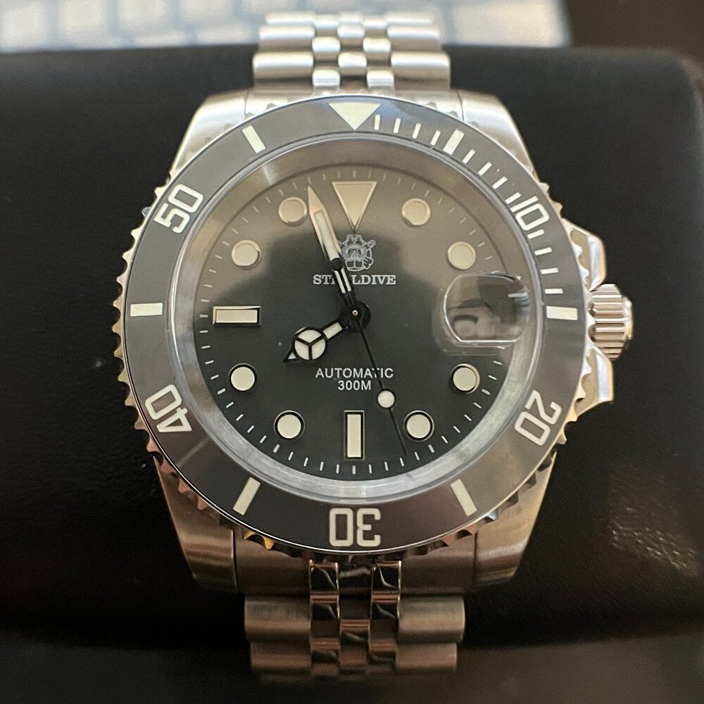 SD Jubilee Grey Submariner style Automatic Watch